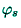 $\varphi _{s}$
