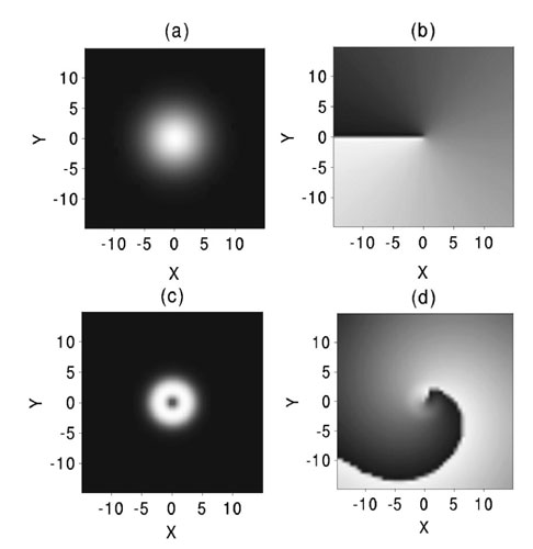 Generation of a vortex soliton with unit topological charge